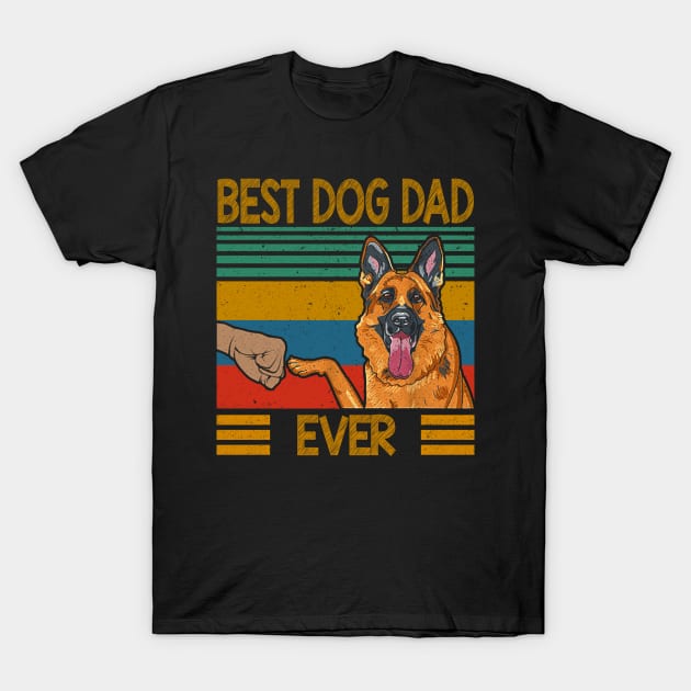 BEST DOG DAD EVER T-Shirt by SomerGamez